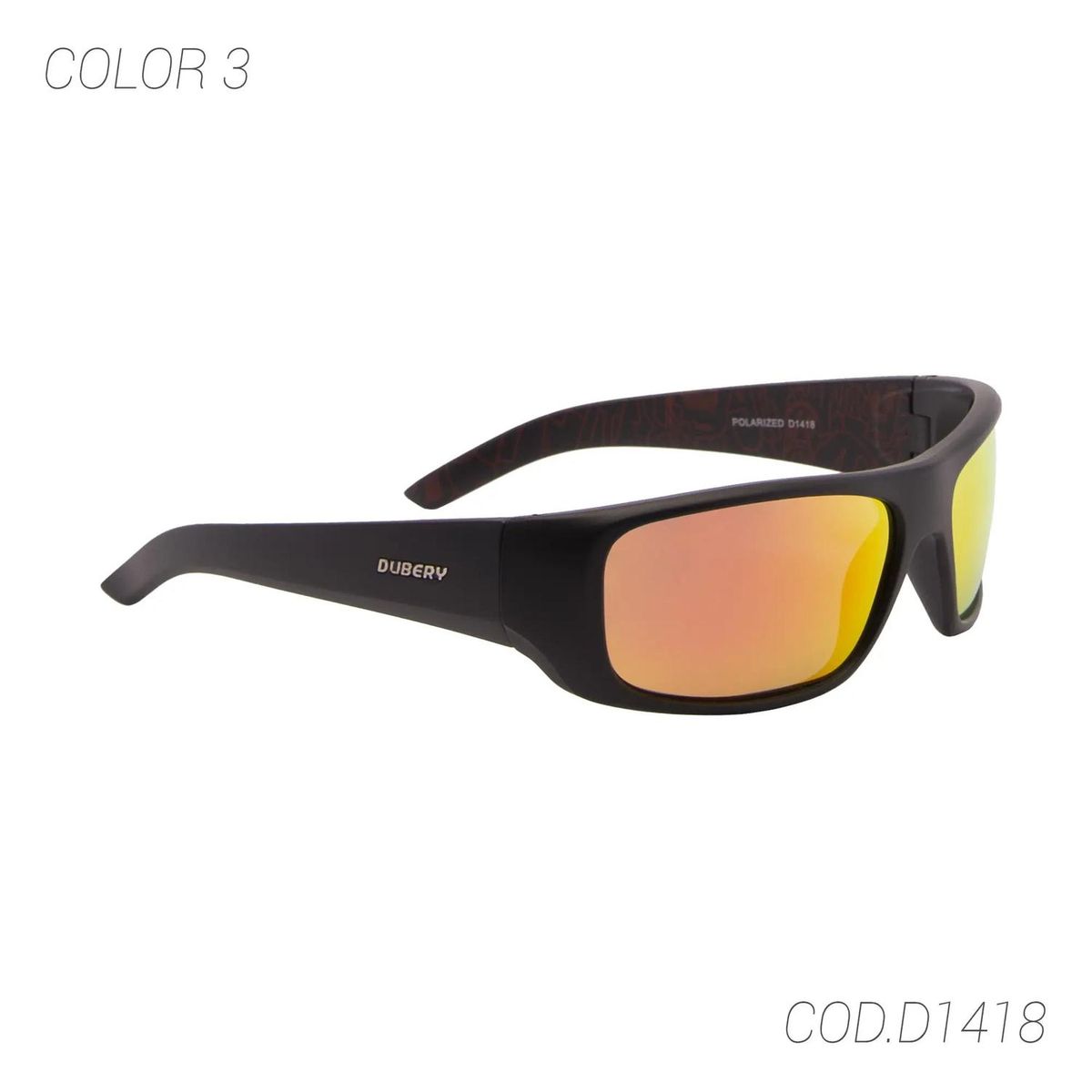 DUBERY - LENTES DE SOL POLARIZADOS UNISEX D1418 DUBERY