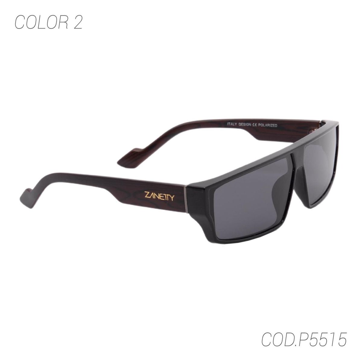 ZANETTY - LENTES DE SOL POLARIZADOS HOMBRE P5515 ZANETTY