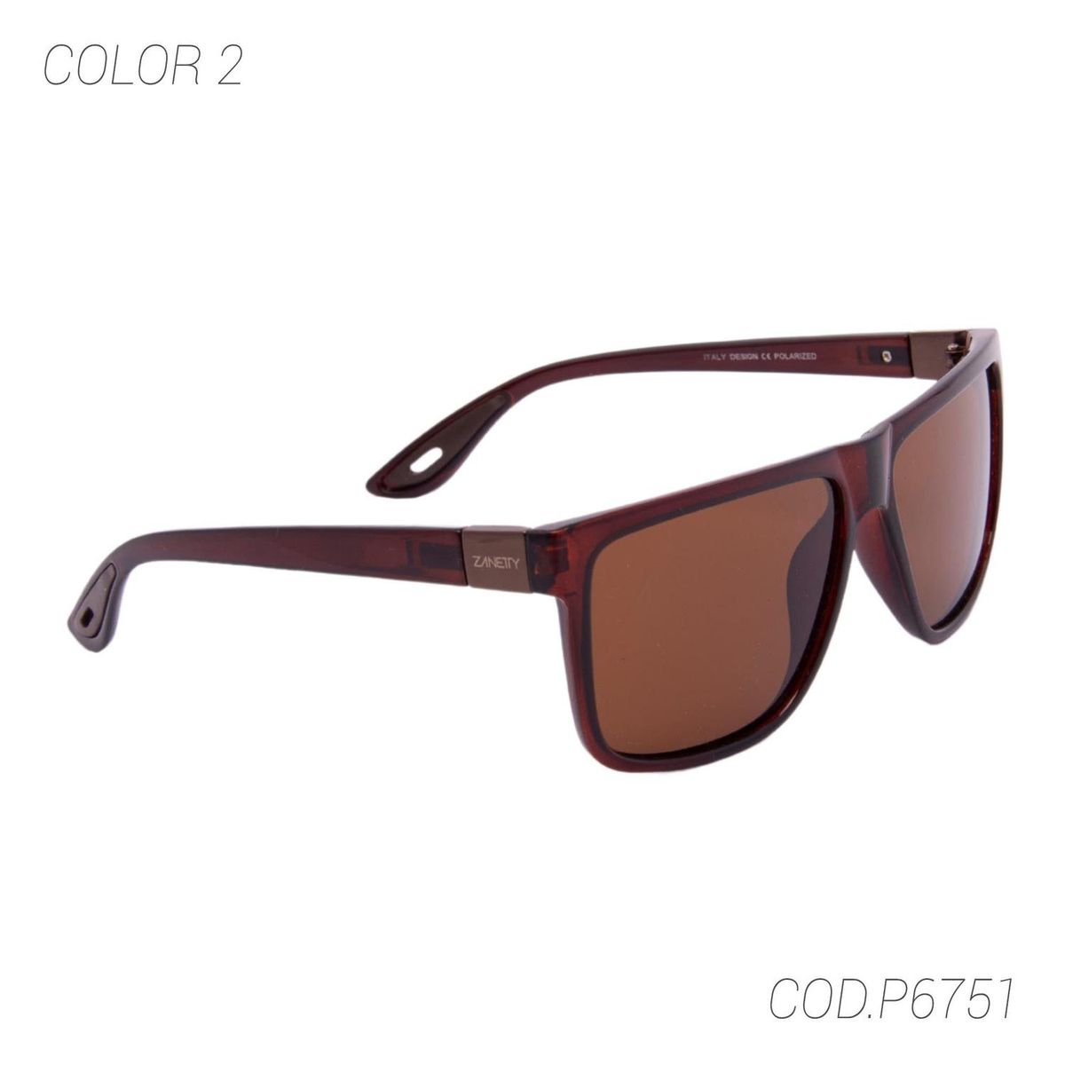 ZANETTY - LENTES DE SOL POLARIZADOS HOMBRE P6751 ZANETTY