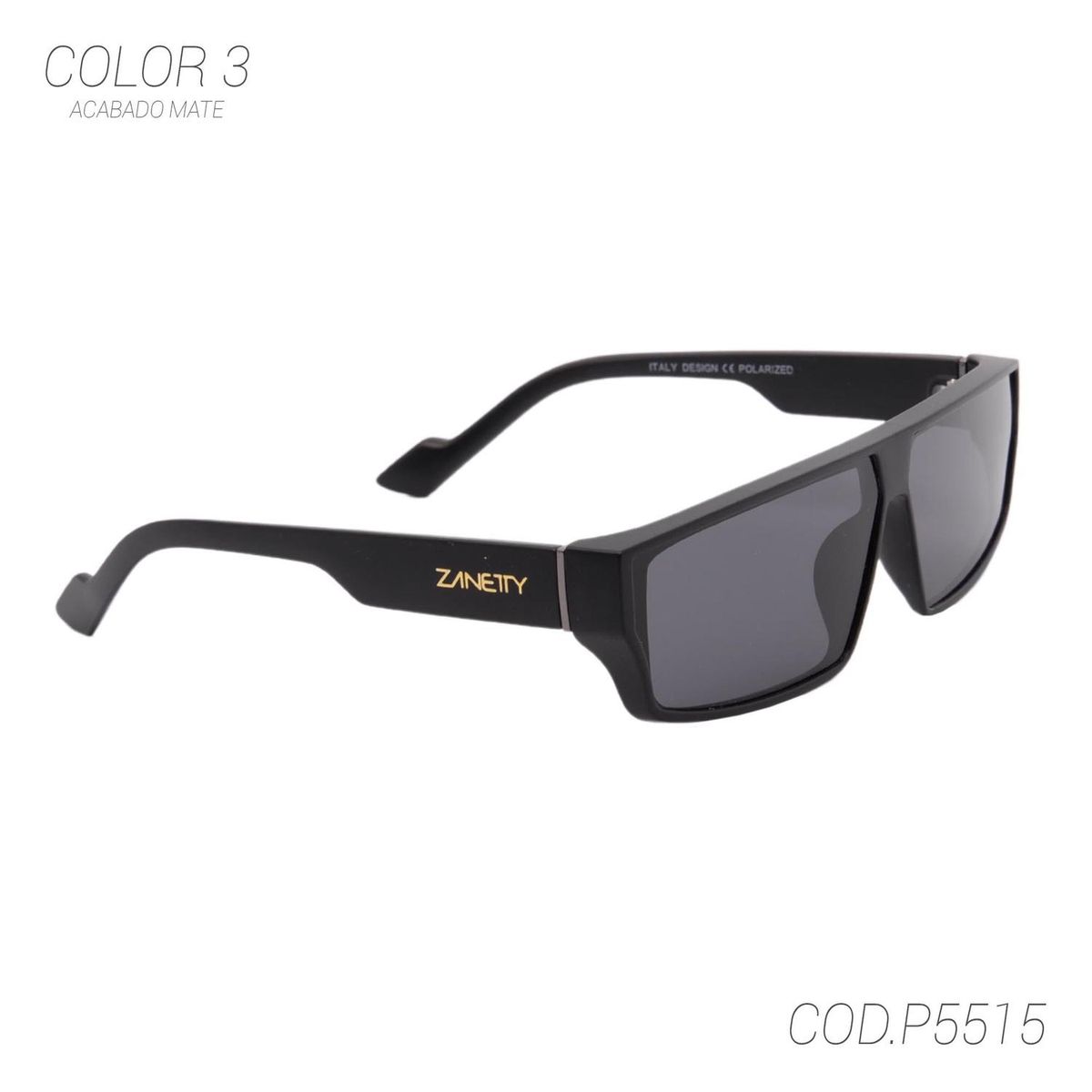 ZANETTY - LENTES DE SOL POLARIZADOS HOMBRE P5515 ZANETTY
