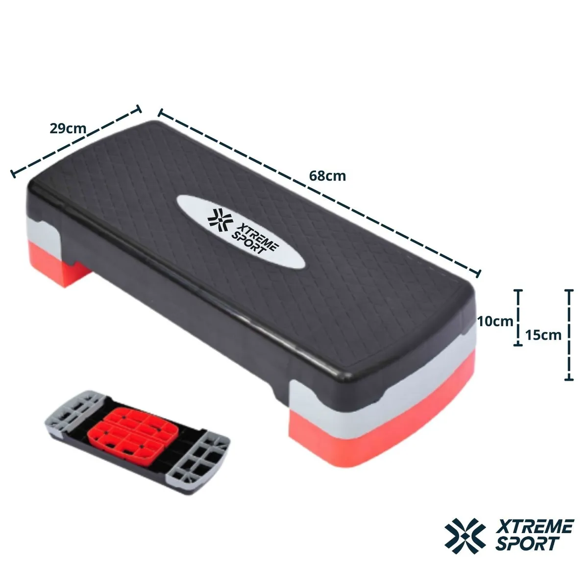 XTREME SPORT - Step Aerobic Plataforma de 2 Niveles