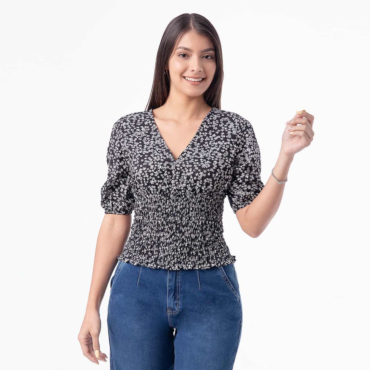 PIONIER - Blusas Popelina Mujer Cheisy Pionier