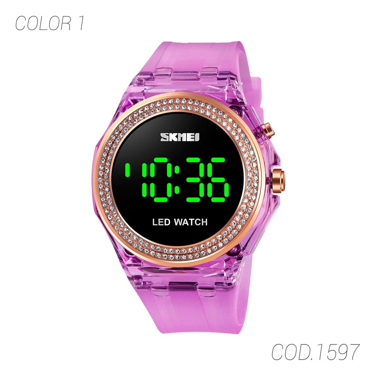 SKMEI - RELOJ ACUATICO MUJER 1597 SKMEI