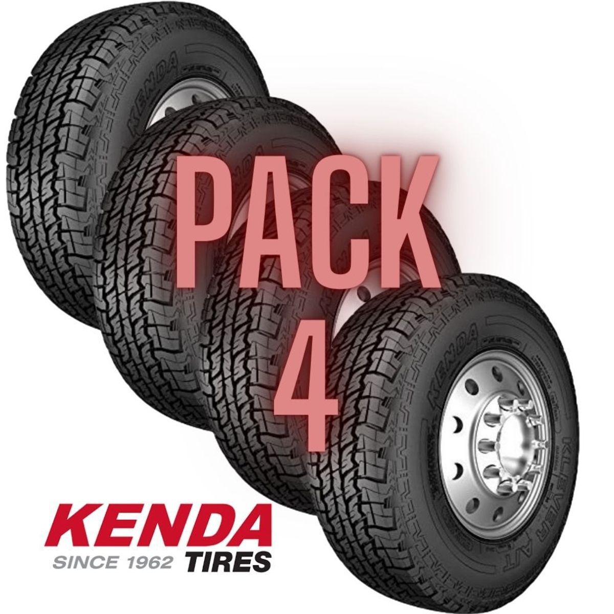 KENDA - PacK 4 Llantas  P235/60R18 - Klever A/T KR28