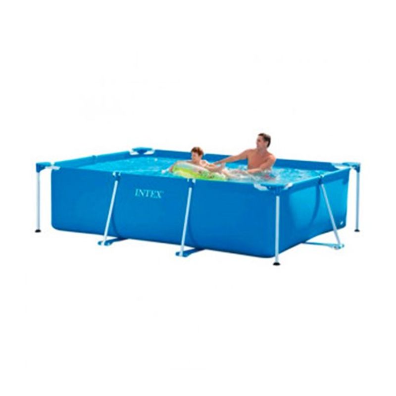 INTEX - Piscina armable Rectangular Metal Frame 260X160X65CM intex