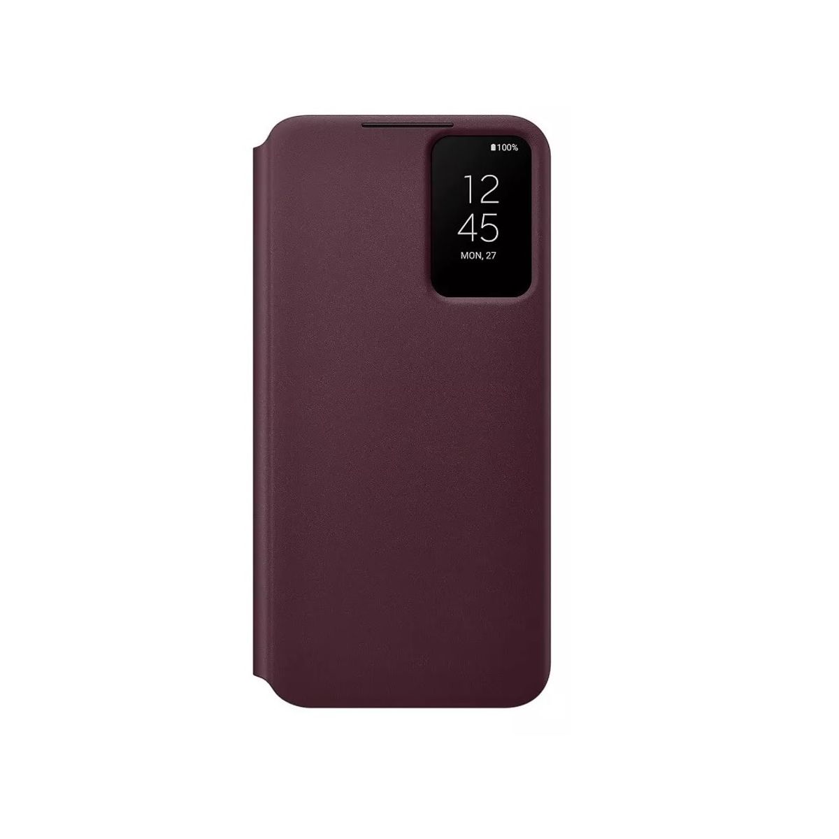 SAMSUNG - Case Galaxy S22 Plus S-view Flip Cover Original Colorborgoña