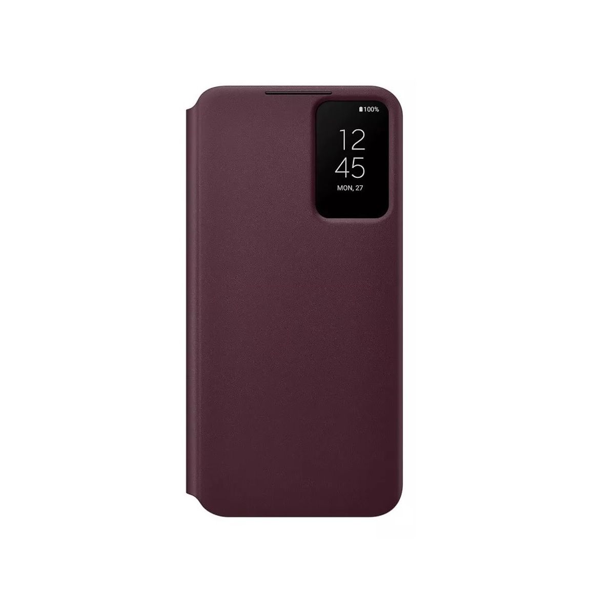 SAMSUNG - Case Galaxy S22 Plus S-view Flip Cover Original Colorborgoña