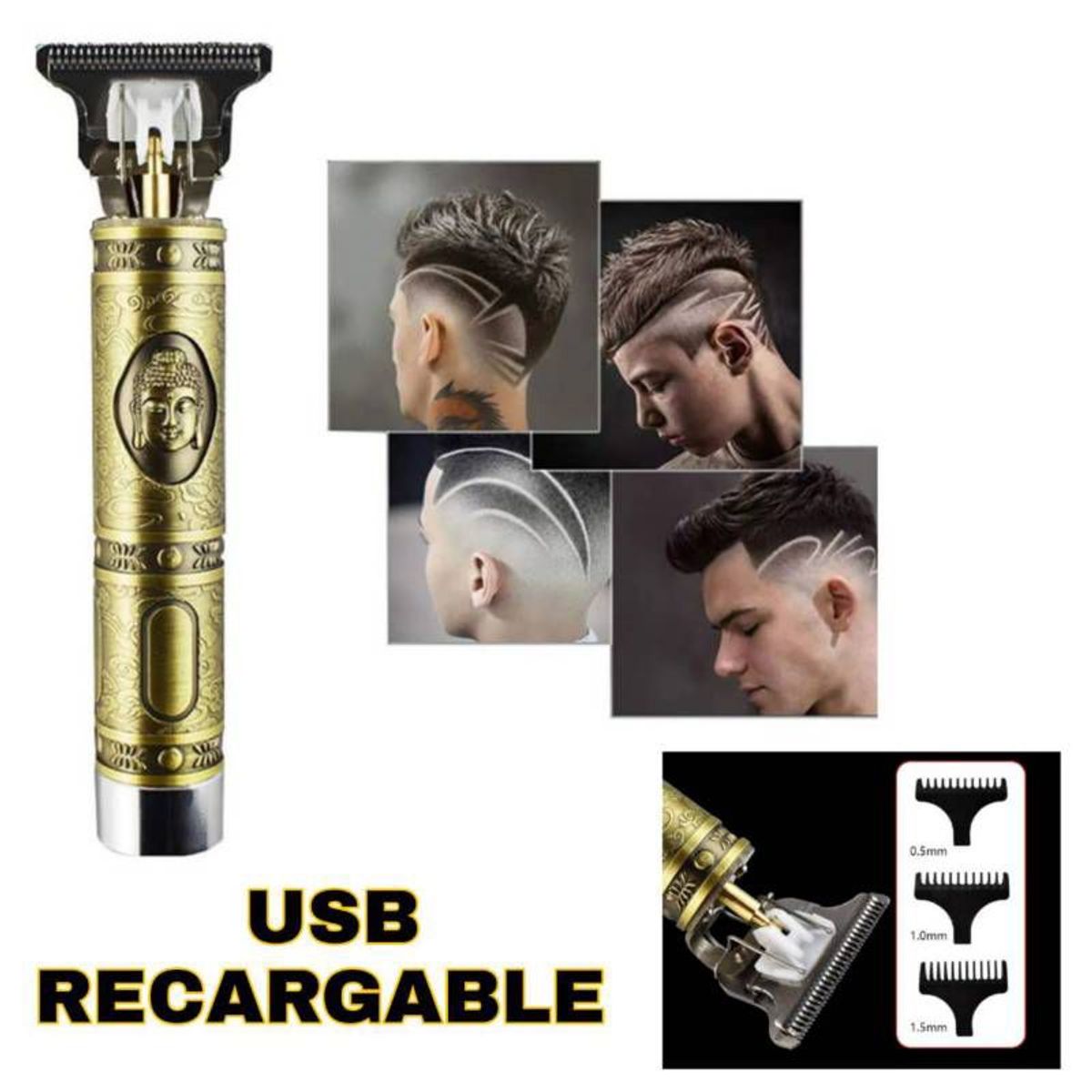 GENERICO - Máquina de Afeitar Cabello Inalámbrica Shuke