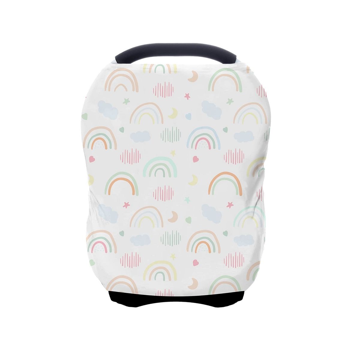 GENERICO - COBERTOR DE ASIENTO DE AUTO - ARCOIRIS