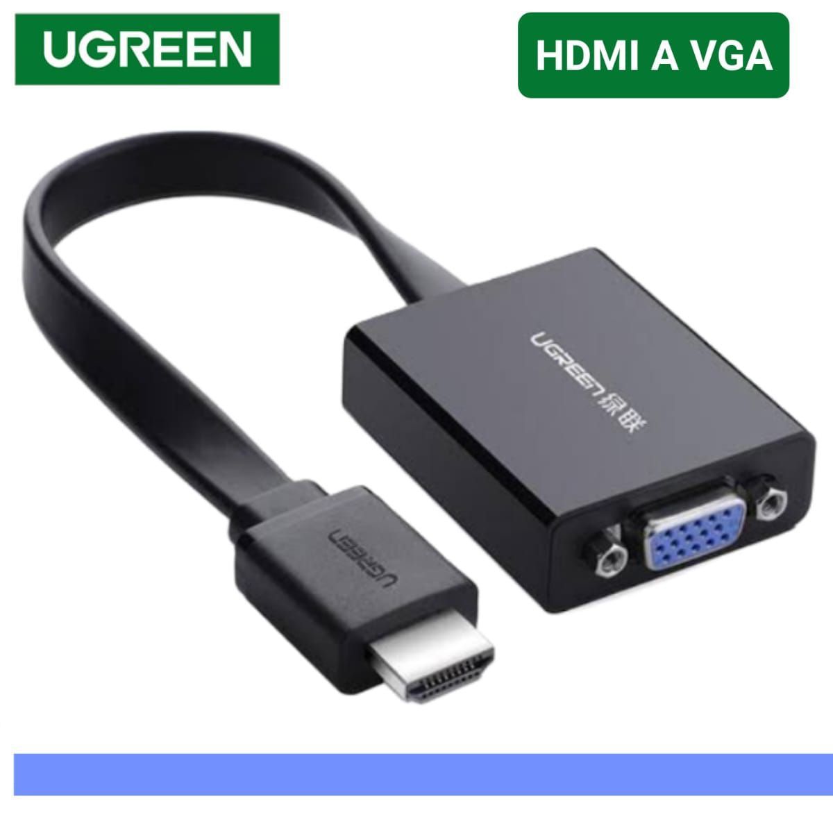 UGREEN - CONVERTIDOR HDMI A VGA UGREEN