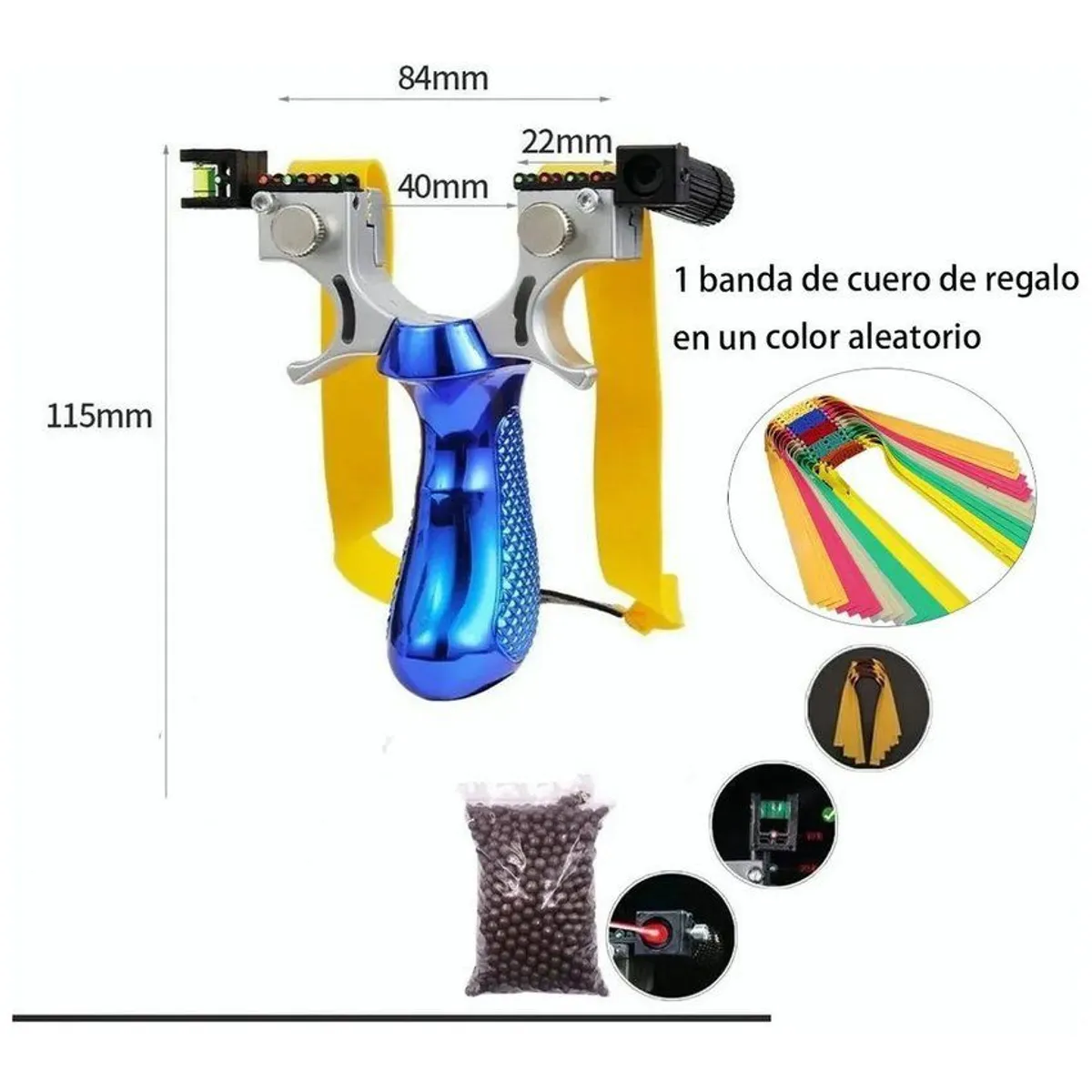 VATYERTY - Resortera slingshot profesional láser para exteriores