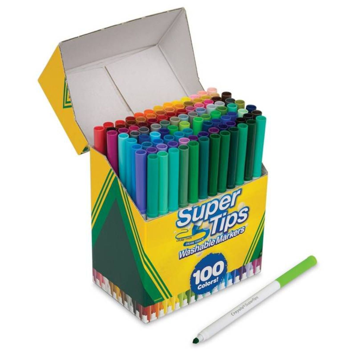 CRAYOLA - Crayola Marcadores Lavables Super Tips 100 Unidades