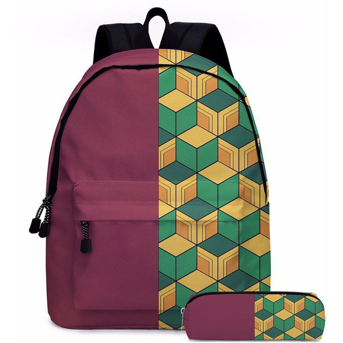 BLWOENS - Mochila de anime para estudiantes-kimetsu no yaiba tomioka giyuu