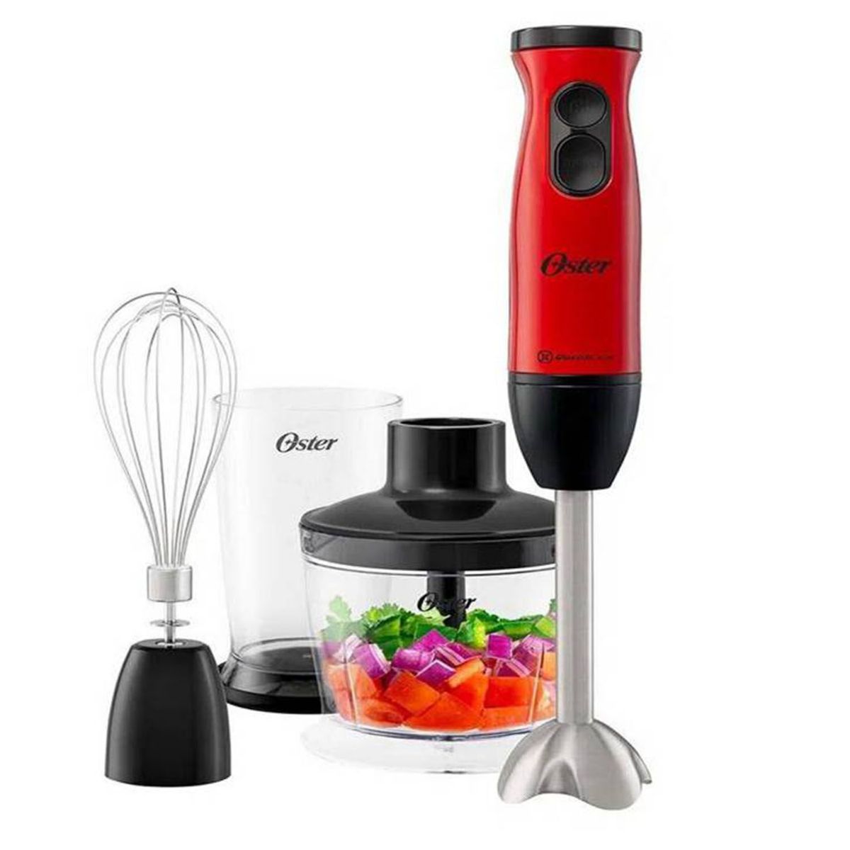 OSTER - Batidora de Inmersión Oster FPSTHB460A 1 Vel + Turbo