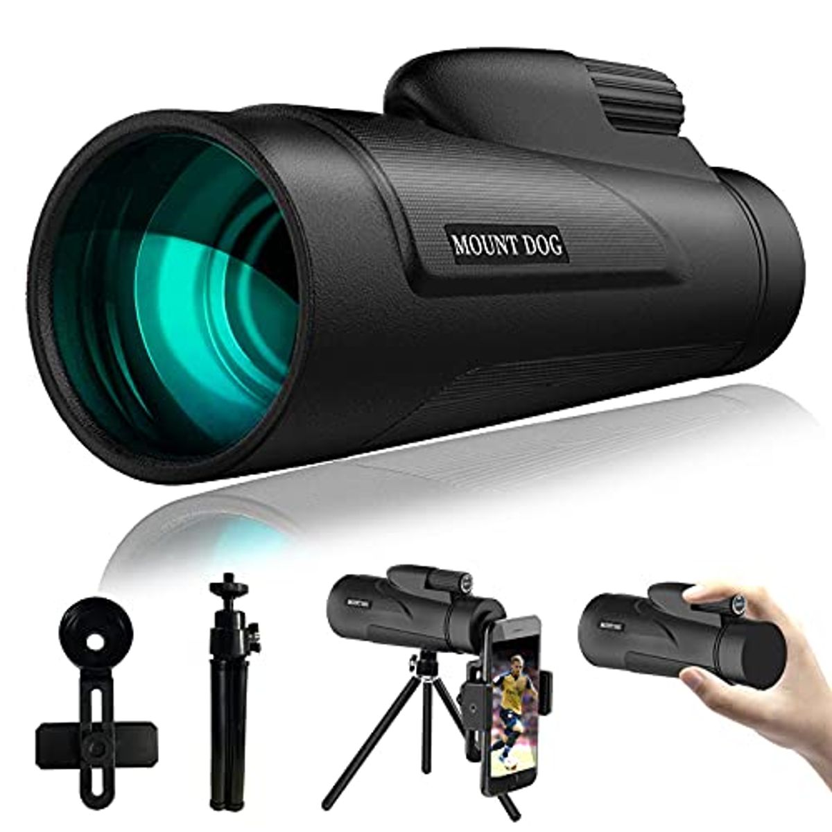 GENERICO - Monocular 9500 mt Adaptador para teléfono,trípode y láser