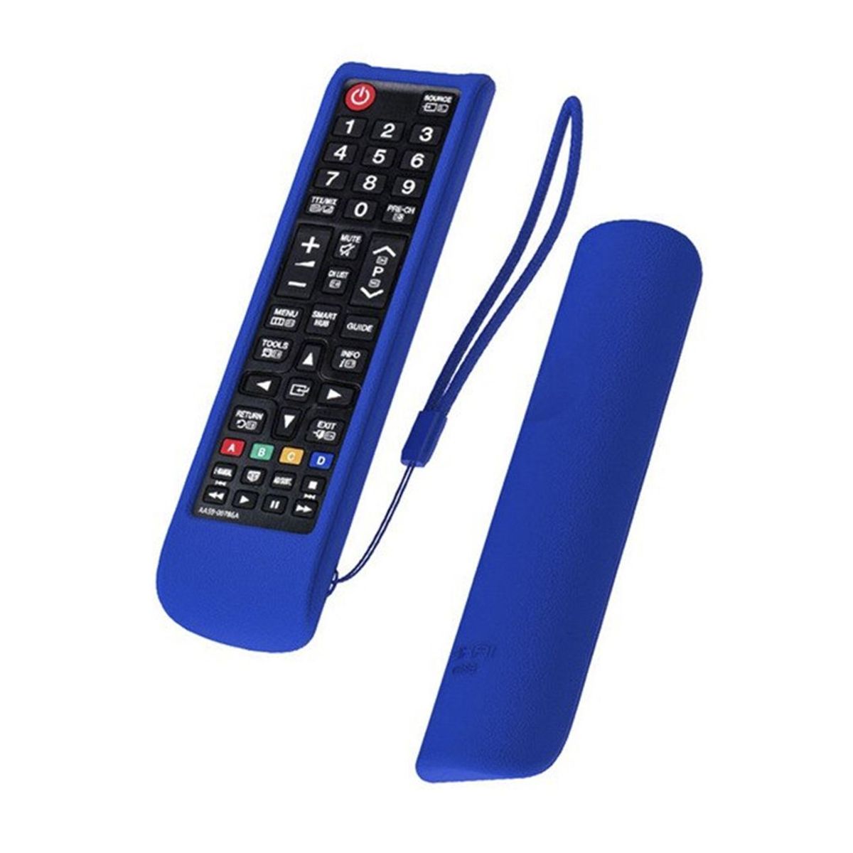 SIKAI - Funda De Silicona Sikai Para control Samsung Smart-Azul