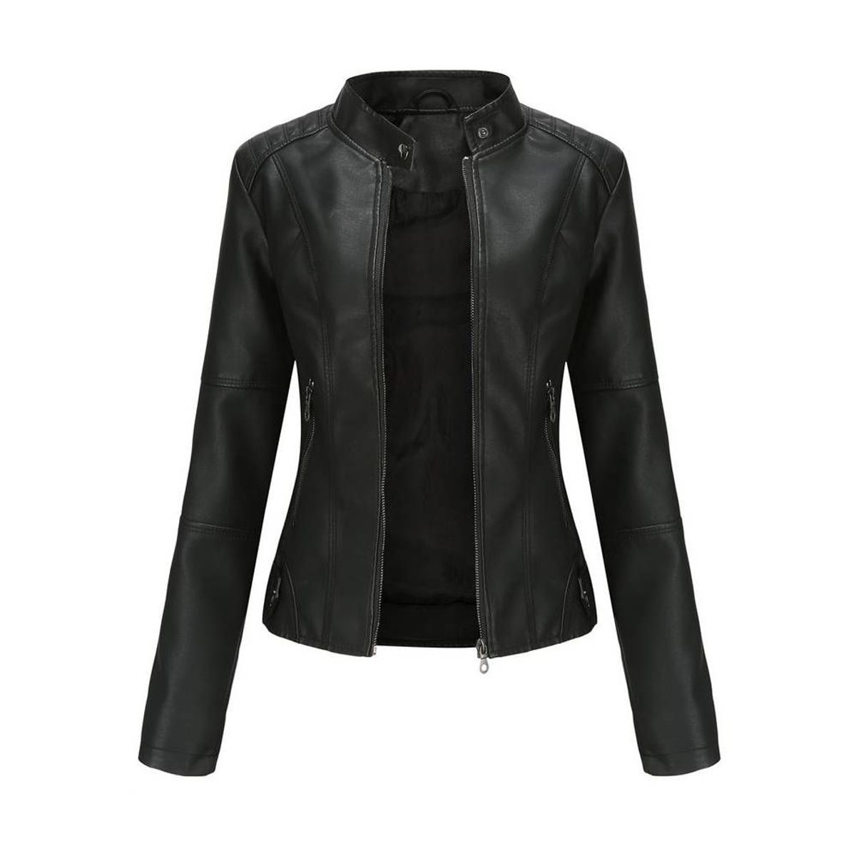 GENERICO - Chaqueta de PU para mujer