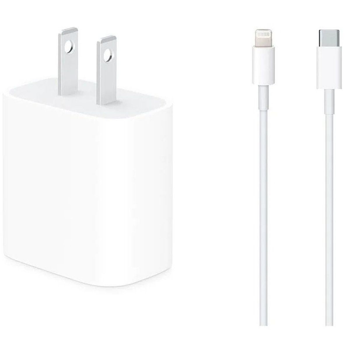 GENERICO - Cargador 20w Y Cable Usb-C para iPhone 12 Pro Max - Blanco