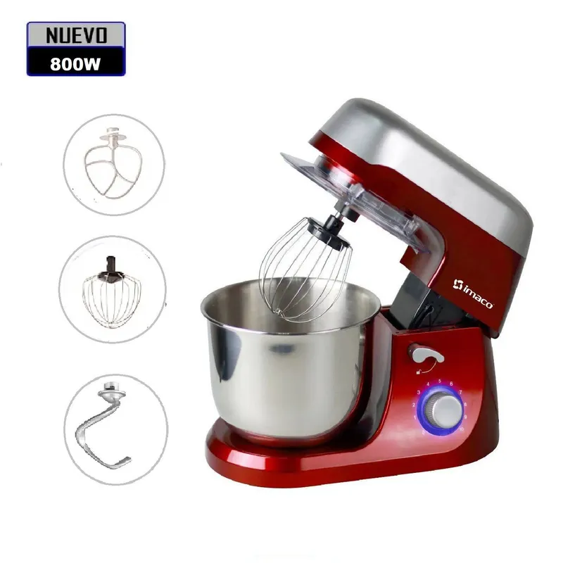 IMACO - Batidora pedestal SM800P Rojo 800W