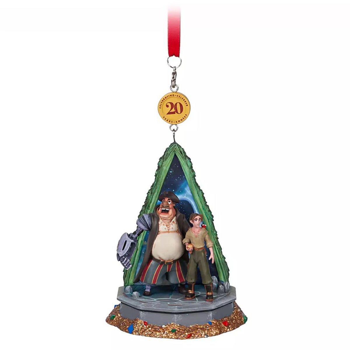 DISNEY - Ornamento de Navidad Disney Store Atlantis 20 Aniversario