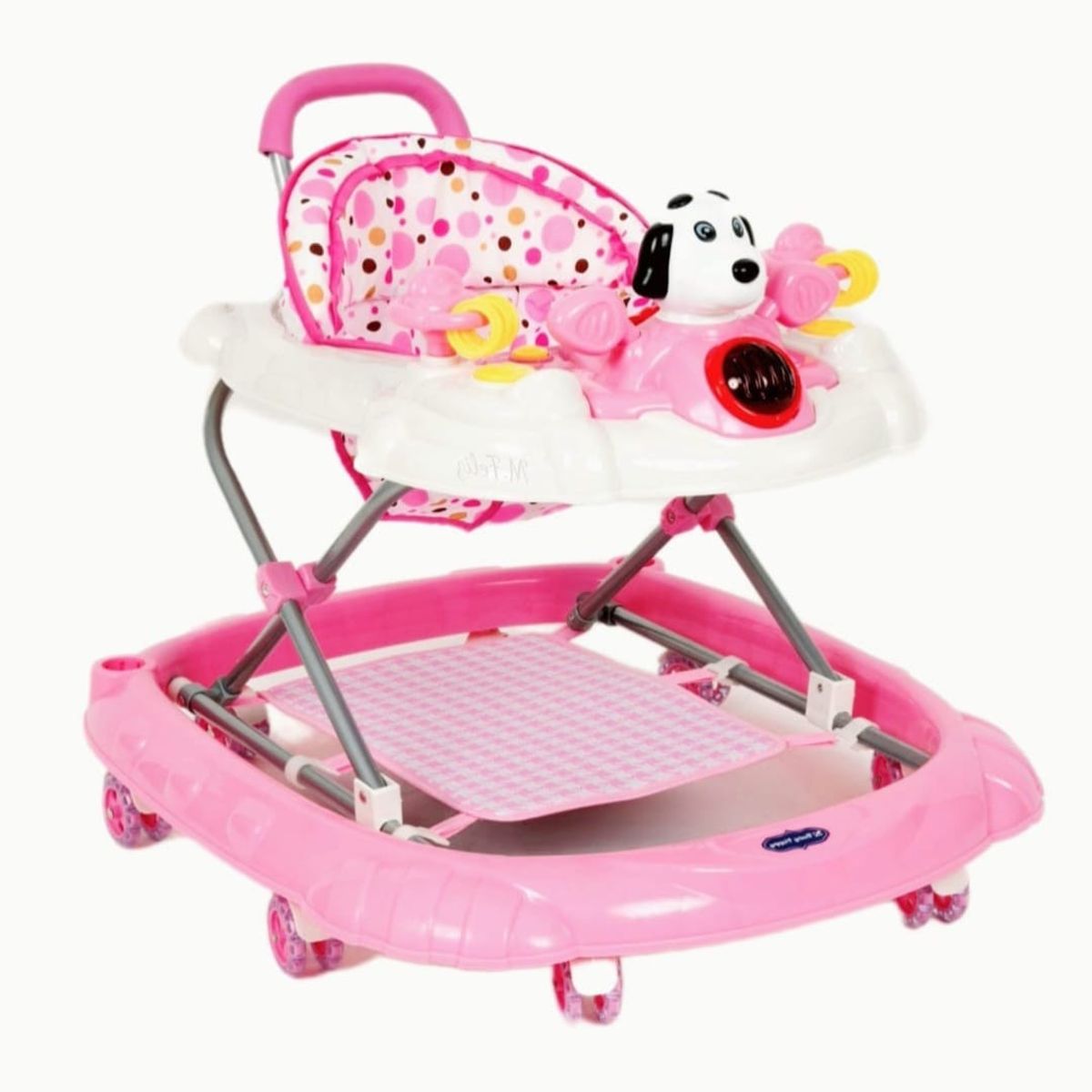 BABY HAPPY - Andador para Bebe Perrito Plegable Tablero Musical Ven aqui