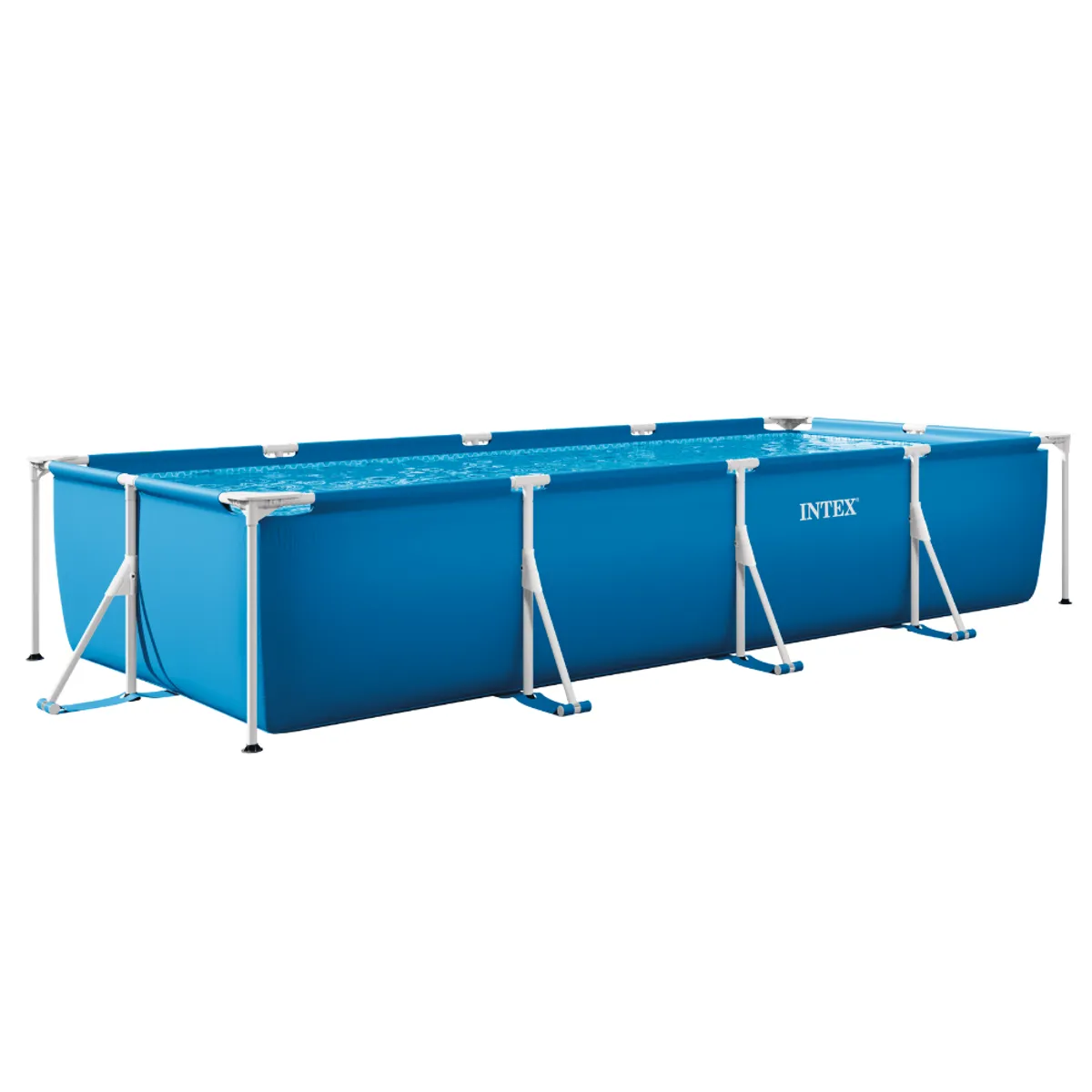 INTEX - Piscina Armable rectangular Intex 450x220x84cm