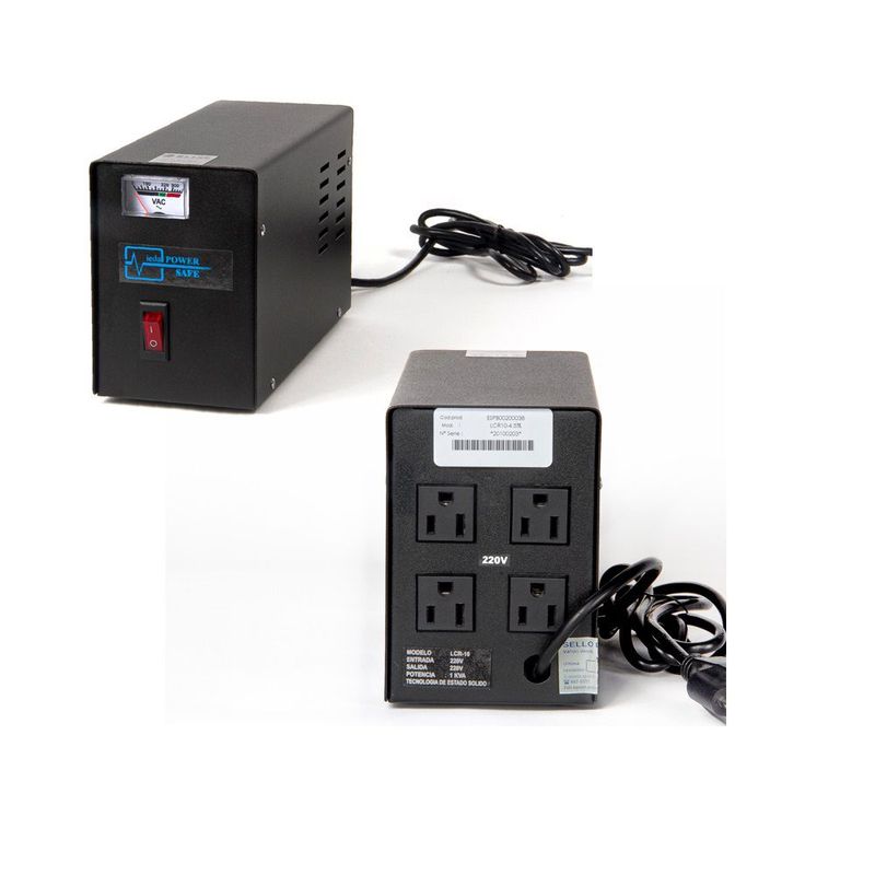 ELISE - Estabilizador Elise Ieda Poder Safe LCR-10 Solido 1kVA 220V