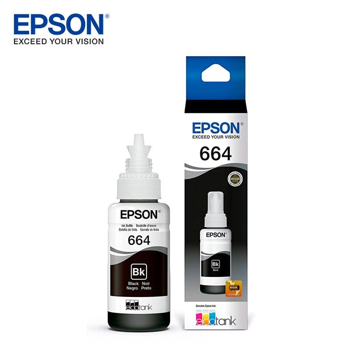 EPSON - Pack de Tintas Orig. Epson 664 Cyan/ Magenta/ Yellow/ Black