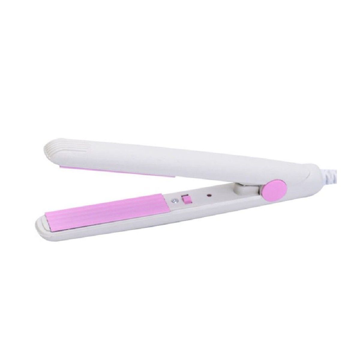 TODO FIT - Mini Alisador Plancha para Cabello Viaje Cartera Blanco