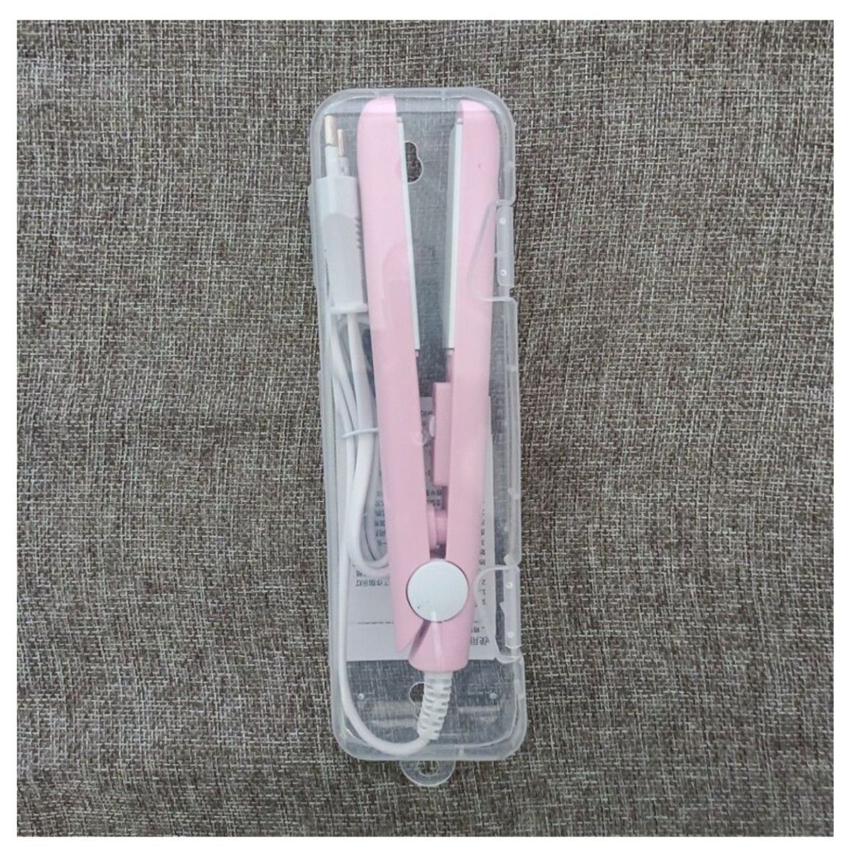 TODO FIT - Mini Alisador Plancha para Cabello Viaje Cartera Rosado