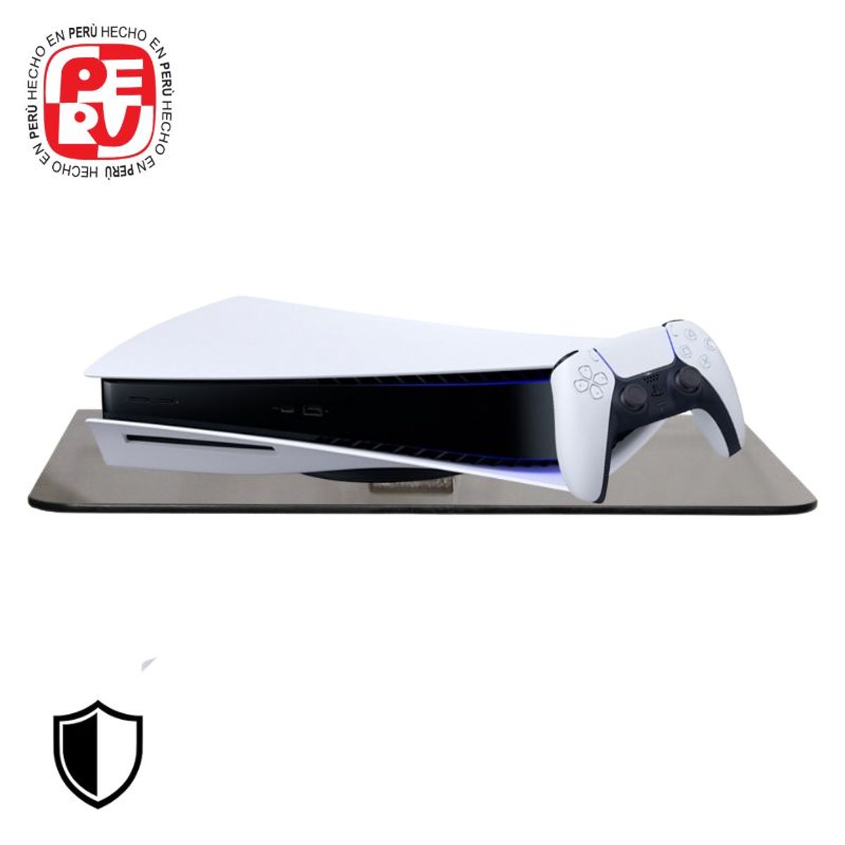 IMSARACKS - Repisa de Vidrio con Soporte Ideal para Blu-ray Consolas Deco y Más