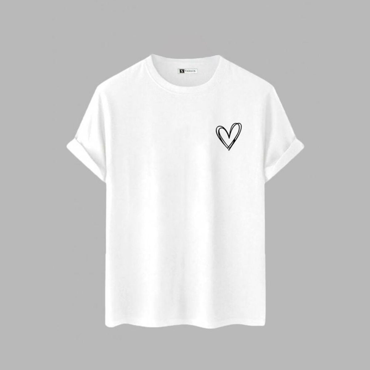 YANSUS - Polo Hombre Yansus Blanco Corazon