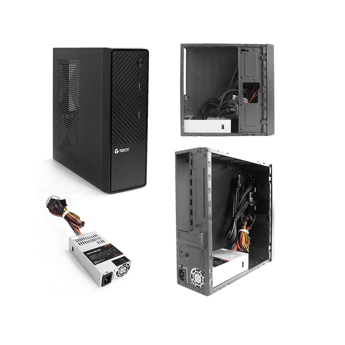 TEROS - Case Teros TE1041 Slim 250W USB 3.0 x 2 Audio HD