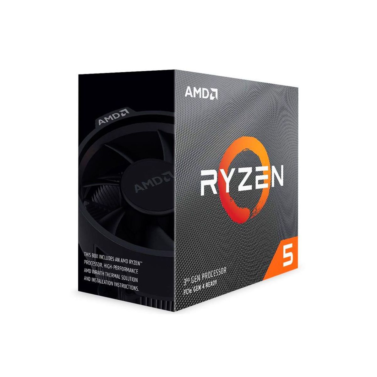 AMD - Procesador AMD Ryzen 5 3600 3.60GHz 32MB L3 6 Core AM4 7nm 65W