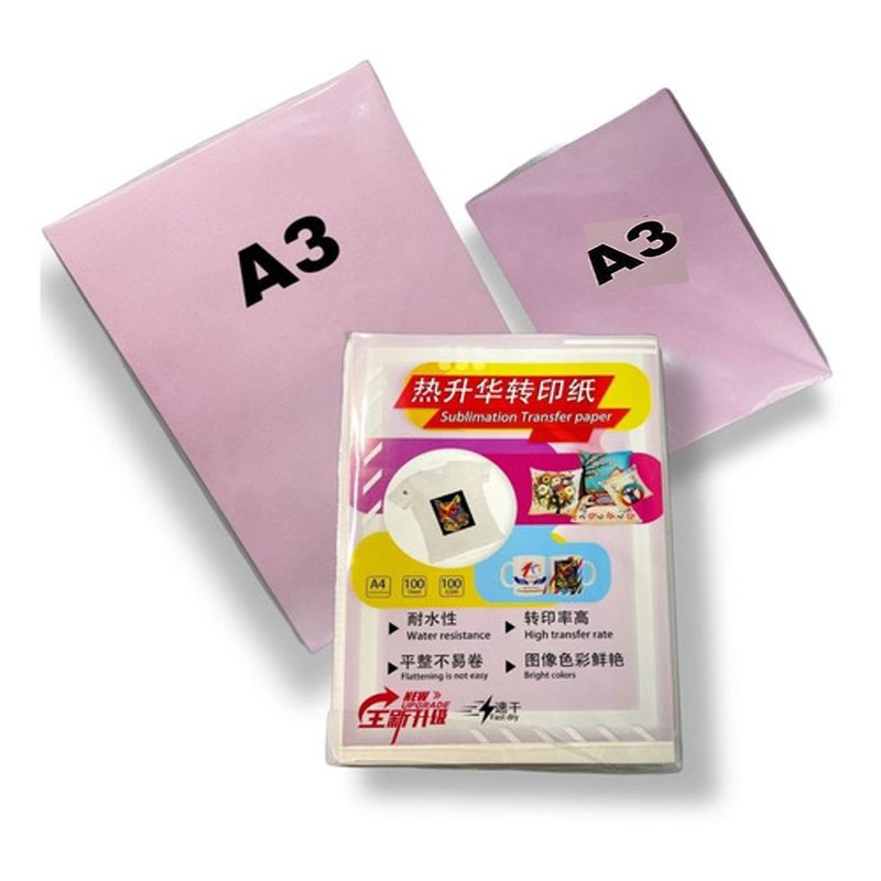 GENERICO - Papel De Sublimación Premium Tamaño A3 100 Hojas Paquete