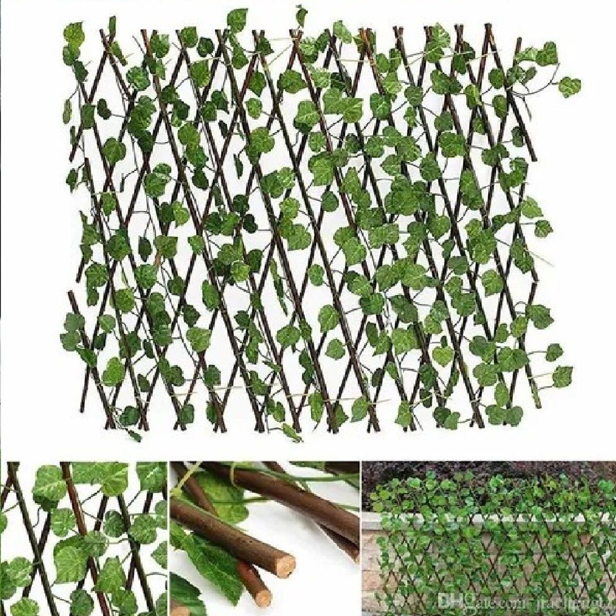 OTTOWARE - Rejilla Decorativa con Hojas Artificiales