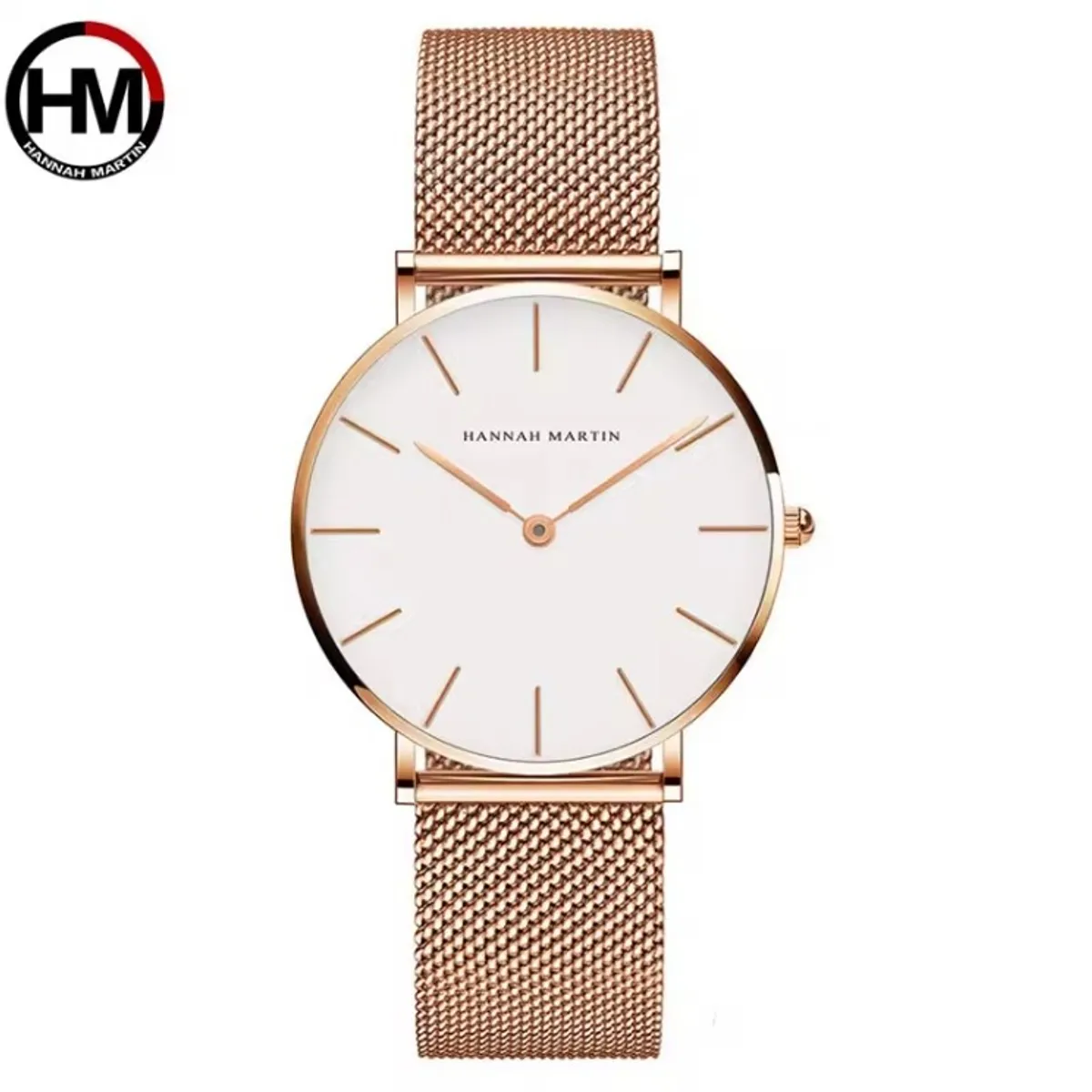 HANNAH MARTIN - Reloj Hannah Martin Acero Oro Rosa HAN-M-3