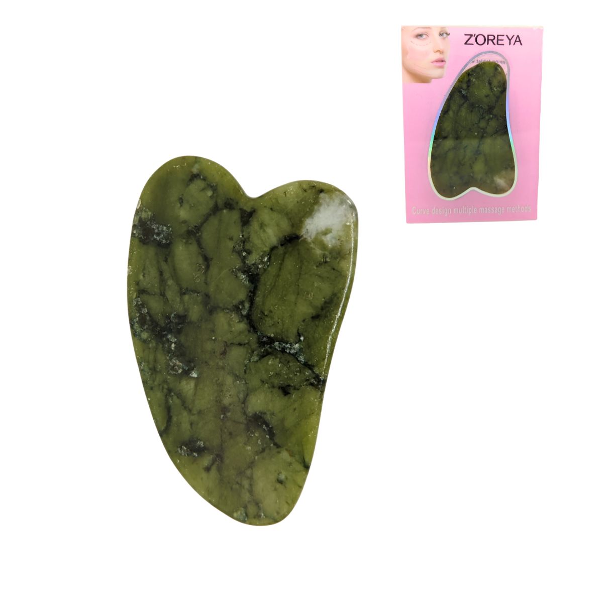 GENERICO - Guasha de Jade Verde