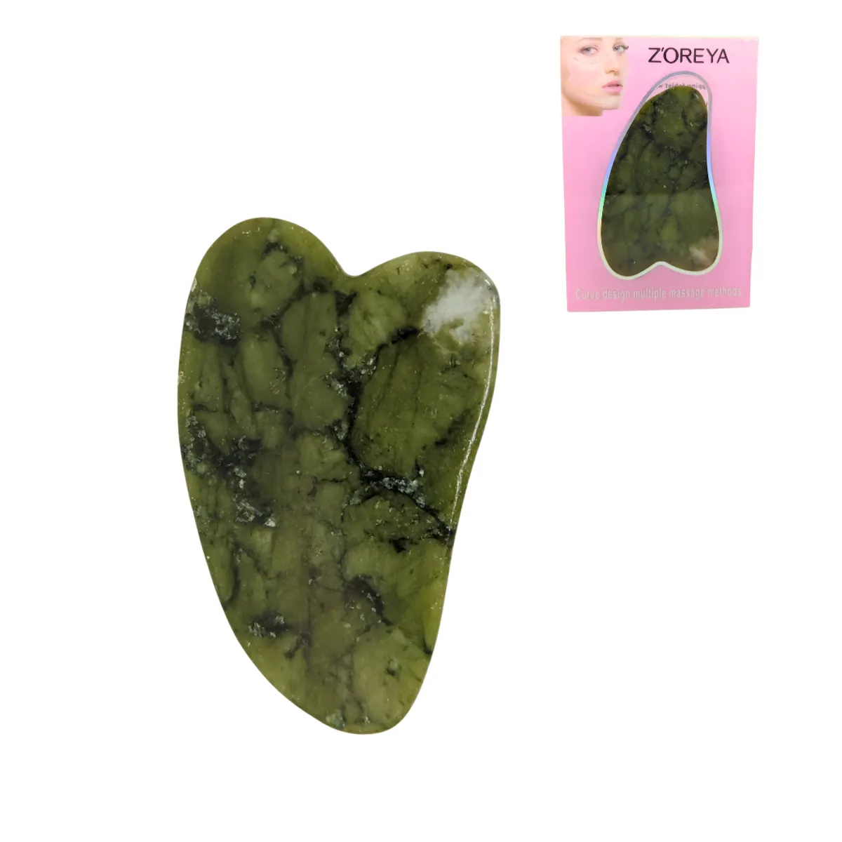 GENERICO - Guasha de Jade Verde