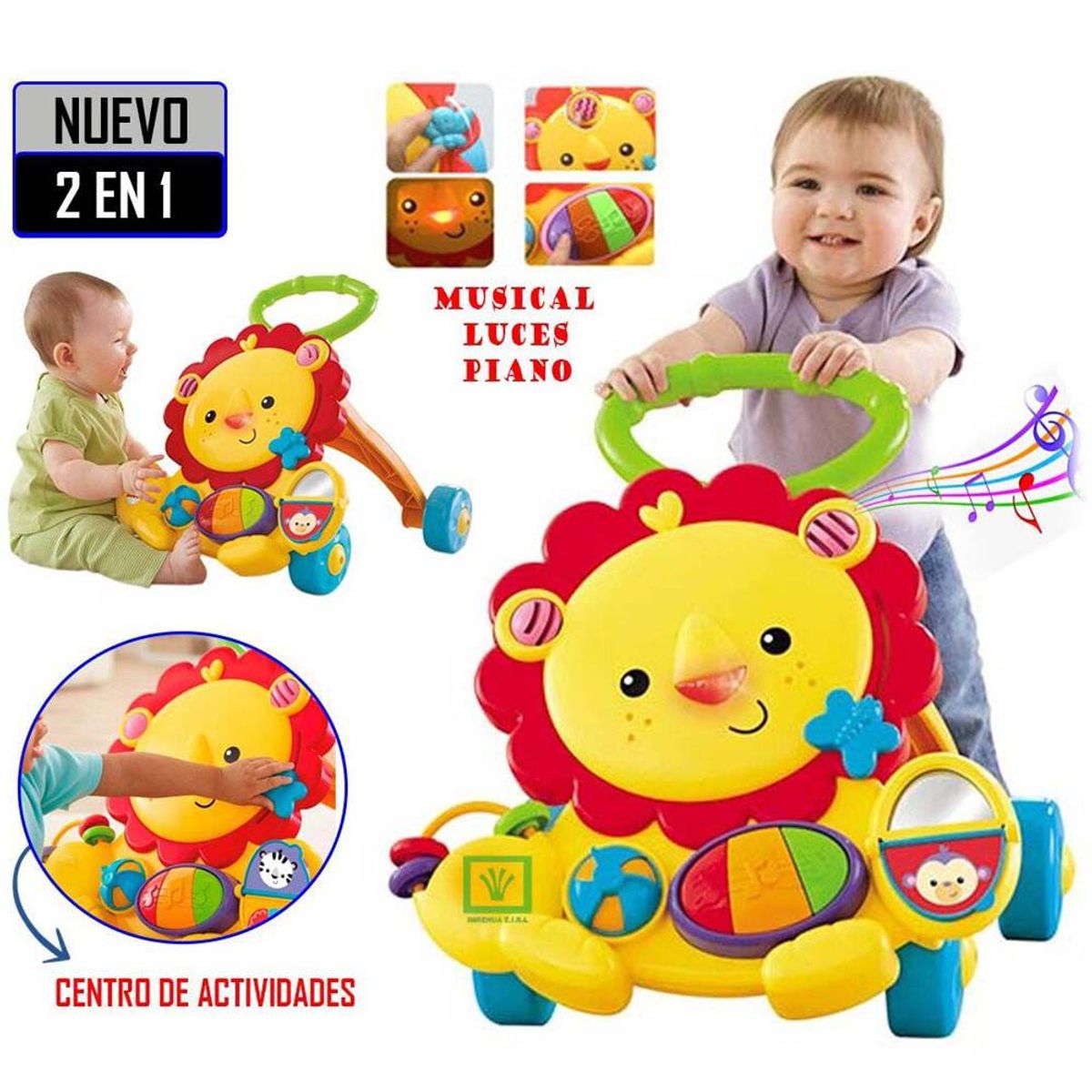 IDEAL - Andador Caminador Musical 2 en 1 León