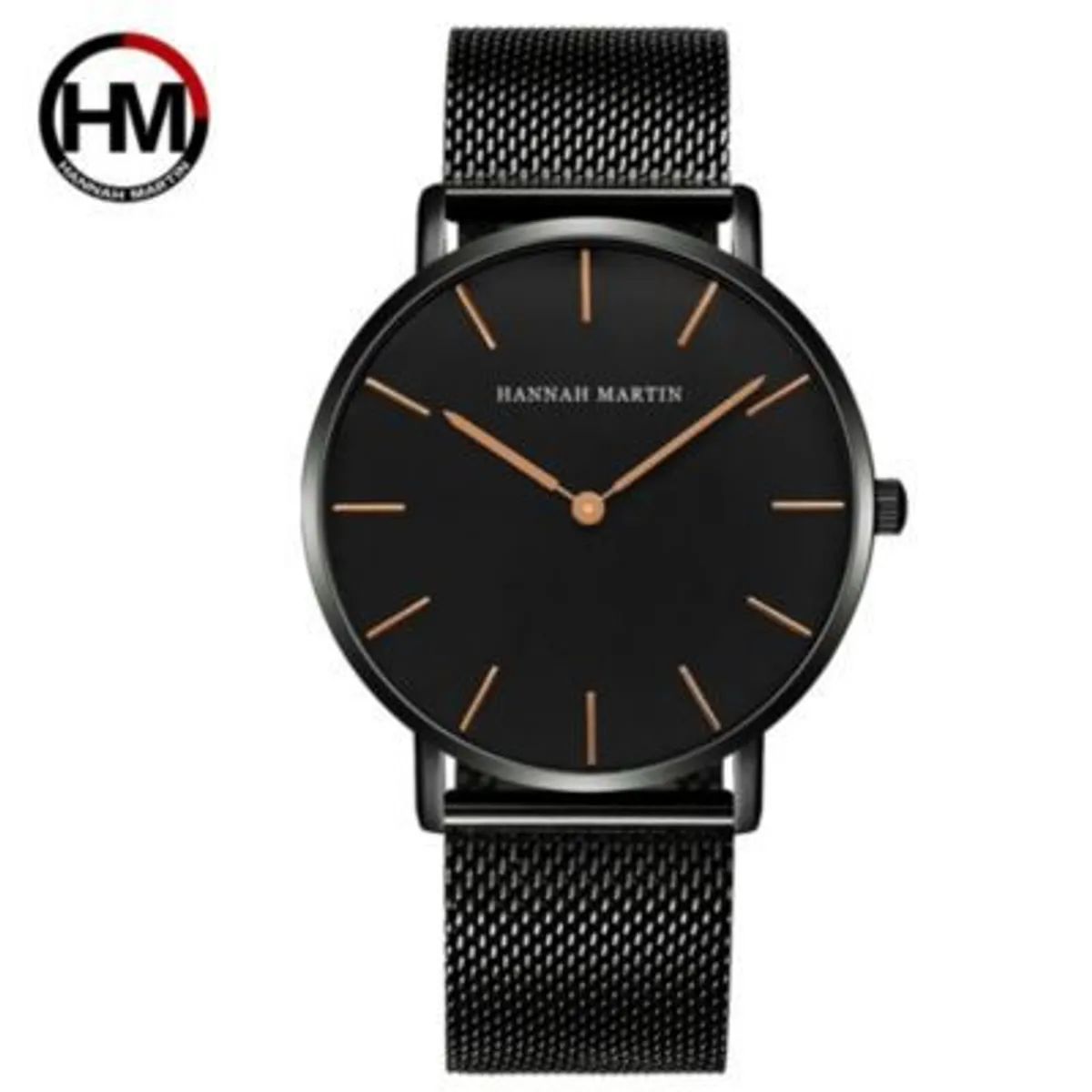 HANNAH MARTIN - Reloj Hannah Martin Acero Negro HAN-1