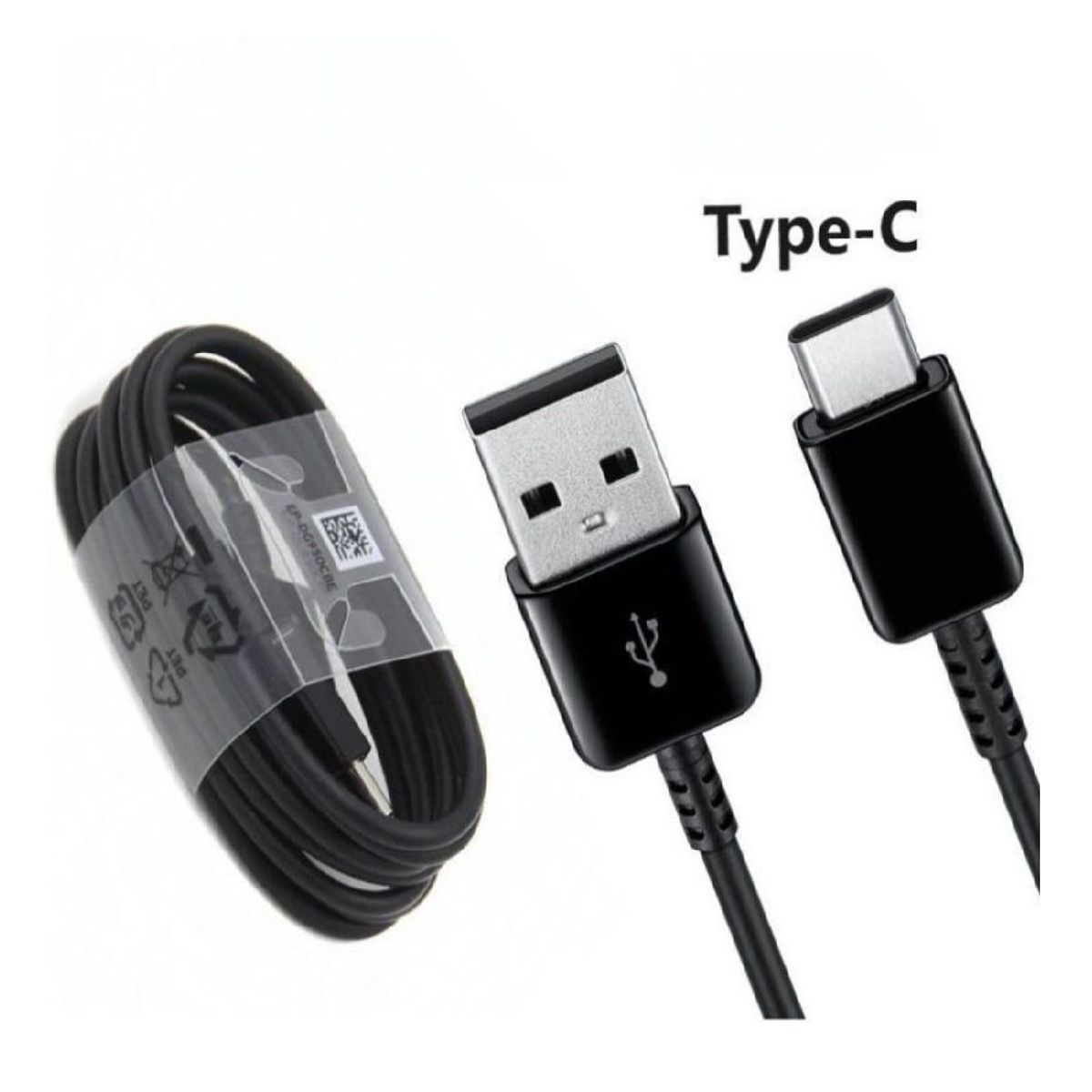 OTTOWARE - Cable 1 Metro Suelto Negro USB Tipo C