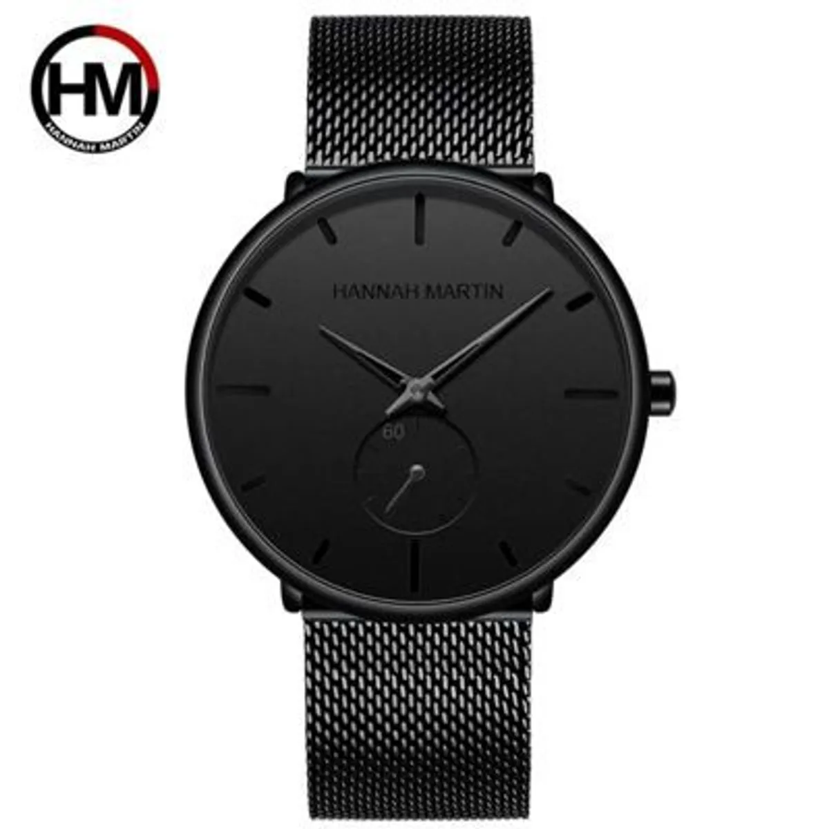 HANNAH MARTIN - Reloj Hannah Martin Acero Negro HAN-5