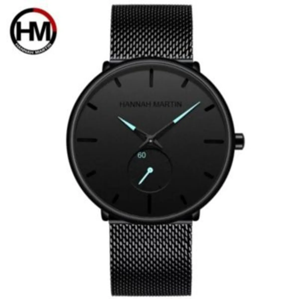 HANNAH MARTIN - Reloj Hannah Martin Acero Negro HAN-2