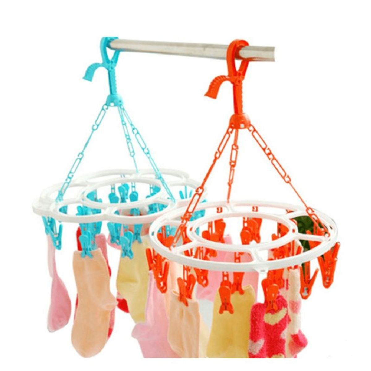 OTTOWARE - Colgador De Ropa Con 24 Ganchos