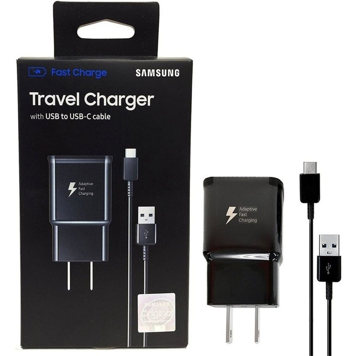 GENERICO - Cargador para Samsung Carga Rápida S9 Plus - Negro