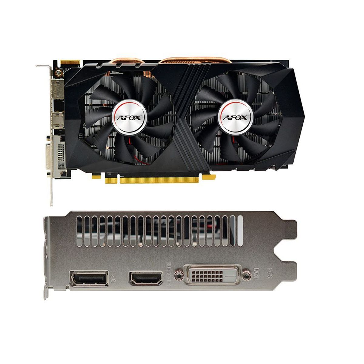 AMD - Tarjeta video AFOX Radeon R9 370 4GB GDDR5 PCIe DP HDMI DVI