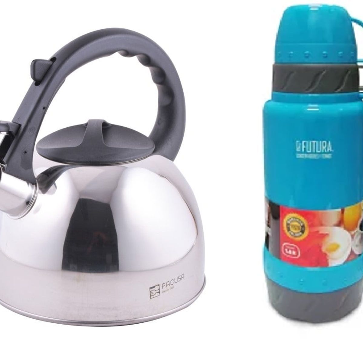 FACUSA - Combo Tetera 3 Lt Facusa + Termo 1 Lt Futura