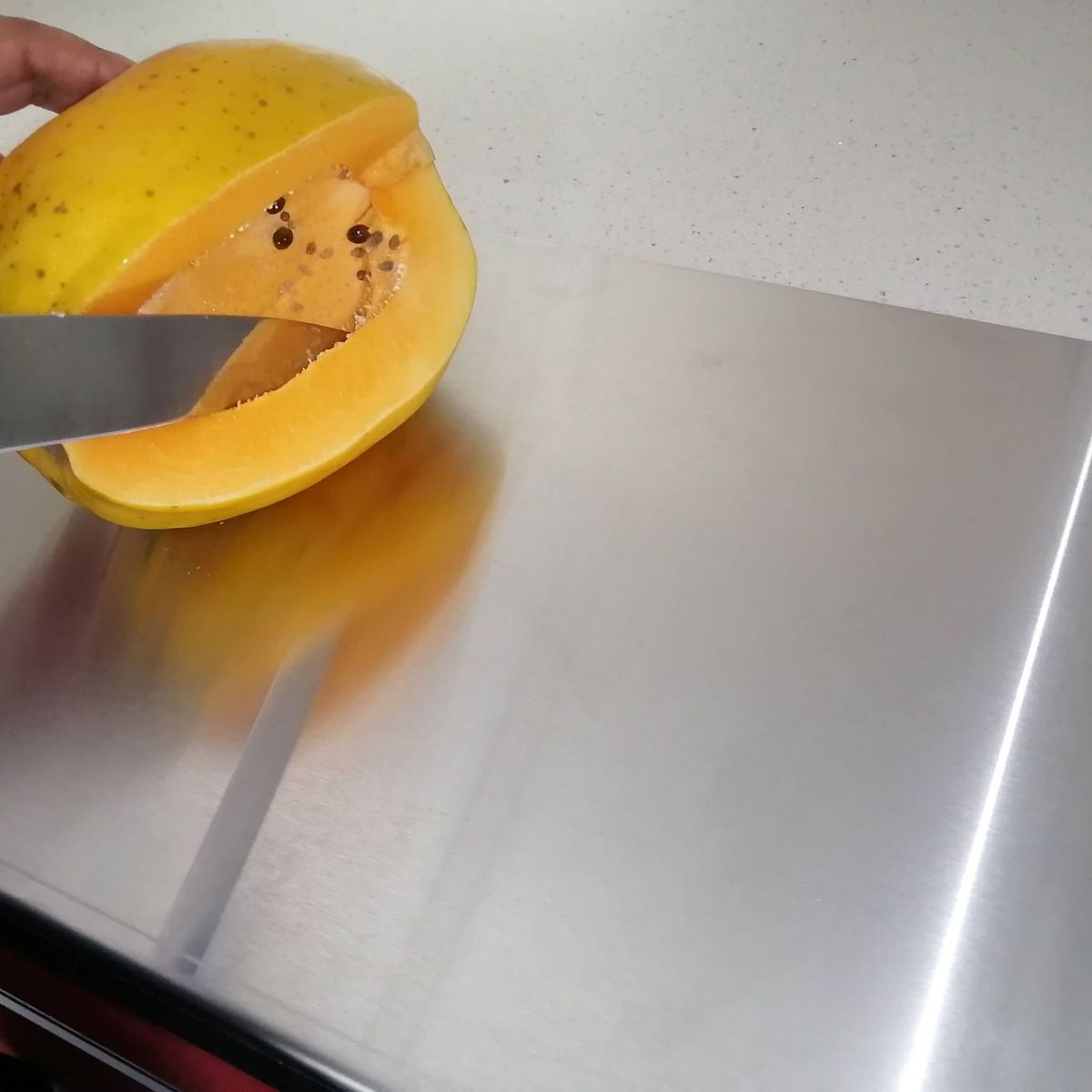 GENERICO - Tablas de picar de acero inoxidable mediano - regalo