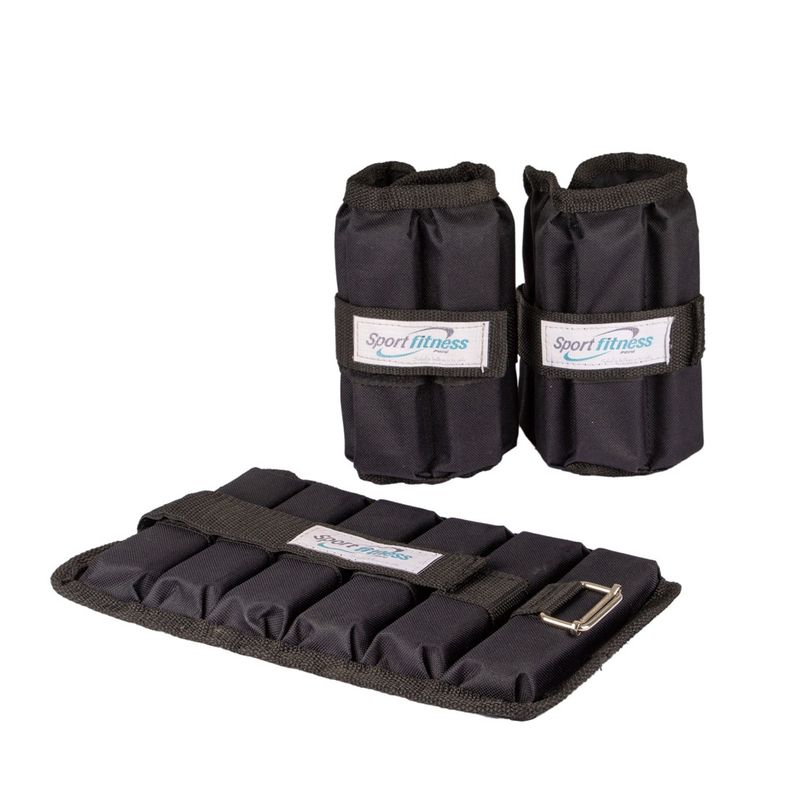 URBAN FIT - Tobillera / muñequera  ajustable peso metal -4kg